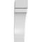 Ekena Millwork 5 1/2-in. W x 16-in. D x 20-in. H Merced Architectural Grade PVC Knee Brace BRCP055X16X20MRC - alternate 2
